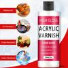 1SET decorative, protective paint, high gloss and high transparency sealing waterproof, heat-resistant and crack-resistant acrylic varnish