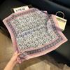 70 Silk Scarves, Square Scarves, High-End Sense, Fashionable And Versatile, Professional Imitation Silk, Small Scarves, Retro Printed Silk Scarves