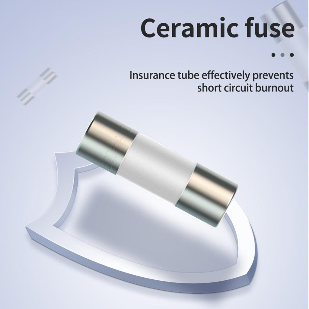 20pcs Ceramic Fuses For Multimeter Instrument 600mA Ceramic Fuses