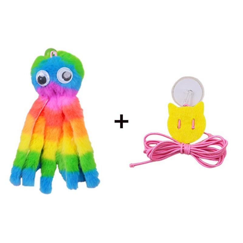 Hanging Cat Toys Biting Cat Teaser Catnip Self-entertaining Cat ToysFeather Cat Toys Pets