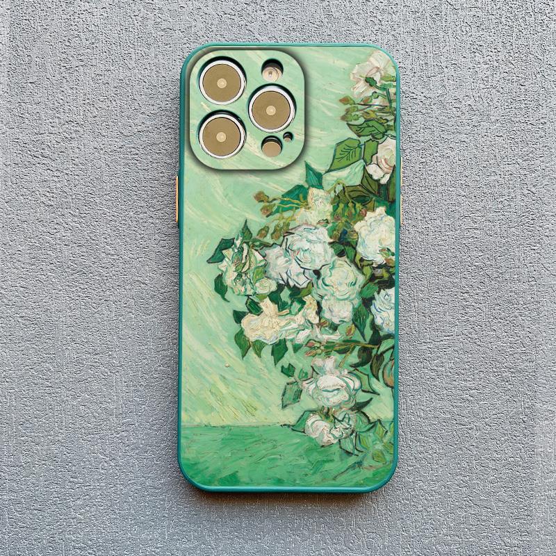 Retro Van Gogh Oil Paint Phone Case For iPhone 17 16 15 11 13 12 14 Pro MAX 15 14 Plus XR XS X Vintage Shockproof Cover Funda