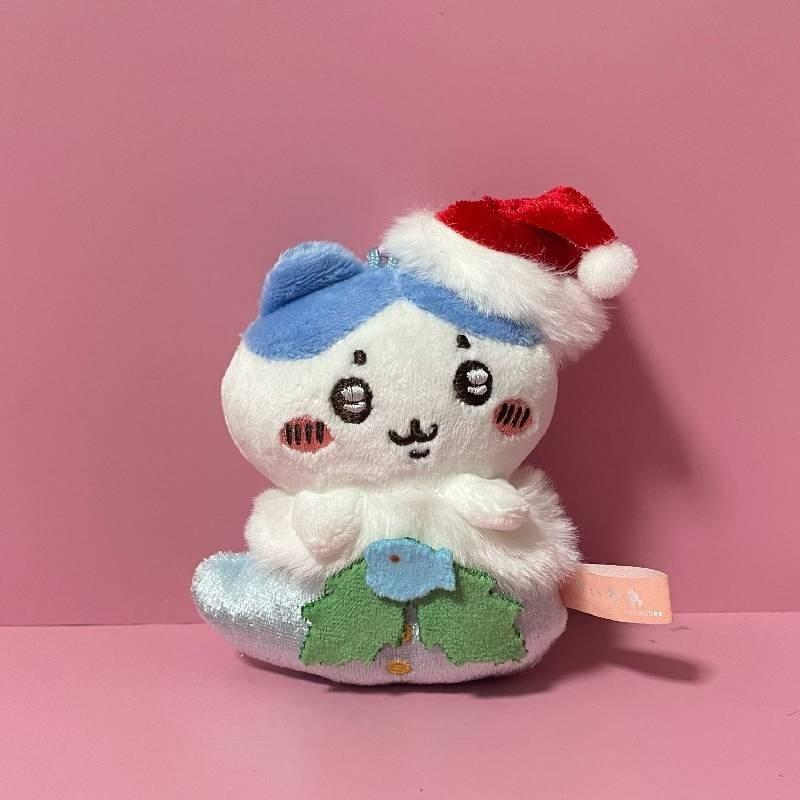 Chiikawa Usagi Hachiware Christmas Plush Pendant Keychain Decoration Gift Kids