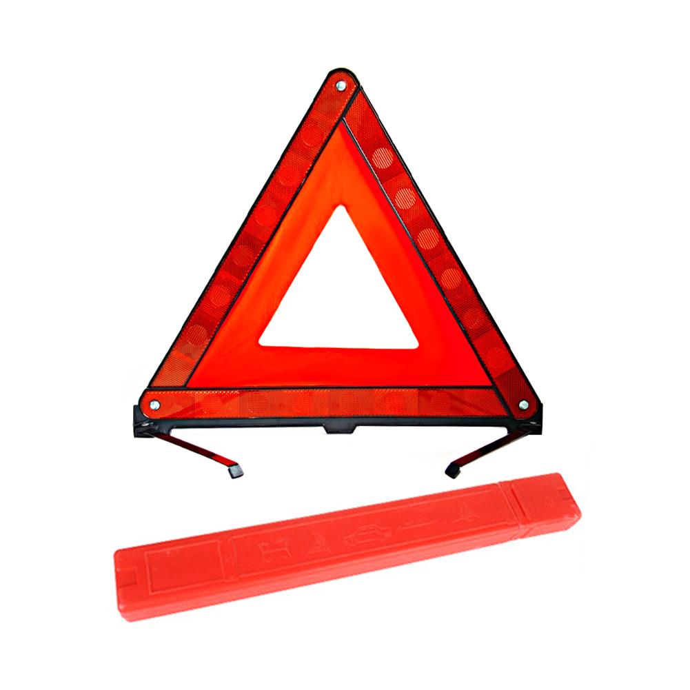 

Складной автомобильный треугольник, светоотражающий штатив, аварийный предупреждающий знак, наклейка об опасности для безопасности, знак «Стоп» для аварийных аксессуаров красный
