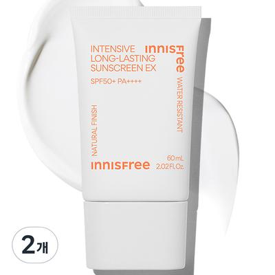 Intensive Long Lasting Sunscreen EX SPF50+ PA++++, 2 Units, 60ml