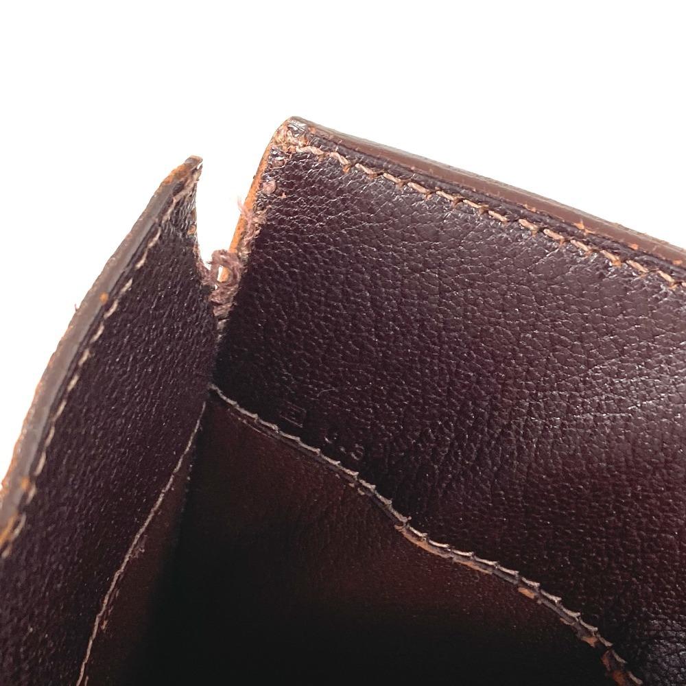 HERMES White bus GM Hand Bag Shoulder Bag Tote Bag Coromandel Brown