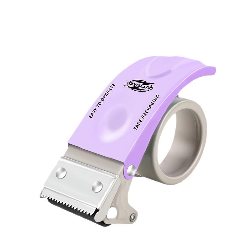Two-Inch Metal Transparent Tape Cutter - Convenient Box Sealer.