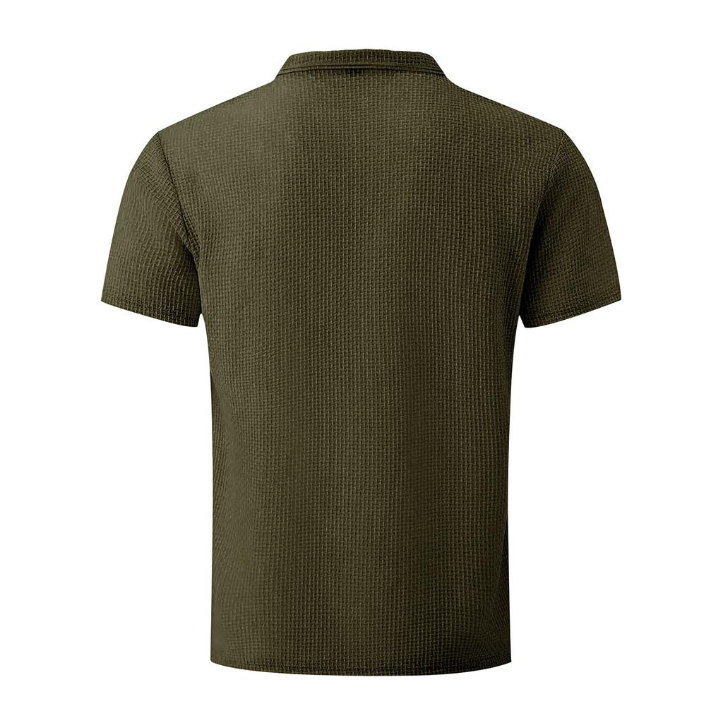T-shirt à col rond pour homme - Haut décontracté à manches courtes pour le sport