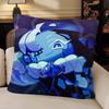 Shadow Milk Cookie Anime Pillow Case Fashion Square Pillowcase Bedroom Sofa Room Ins Decoration Leisure