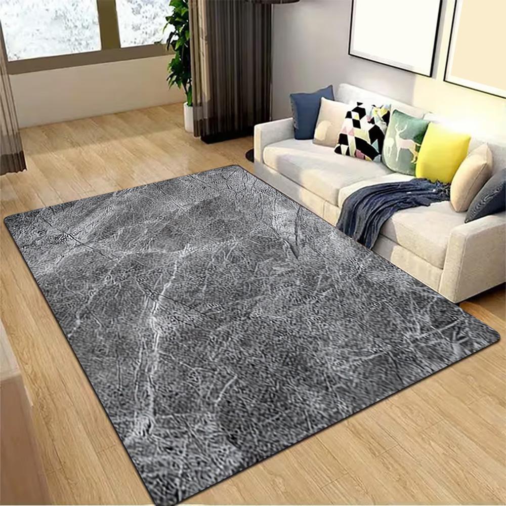 Marble Texture Background Pattern Decoration,Carpet,Living Room,Bedroom, Non-slip,Square rug