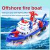 Electric Fire Rescue Boat Toy With Music Lights For Kids Development And Interactive Play