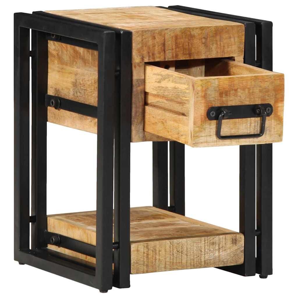 Nightstand Brown 30 x 30 x 40 cm Solid Mango Wood