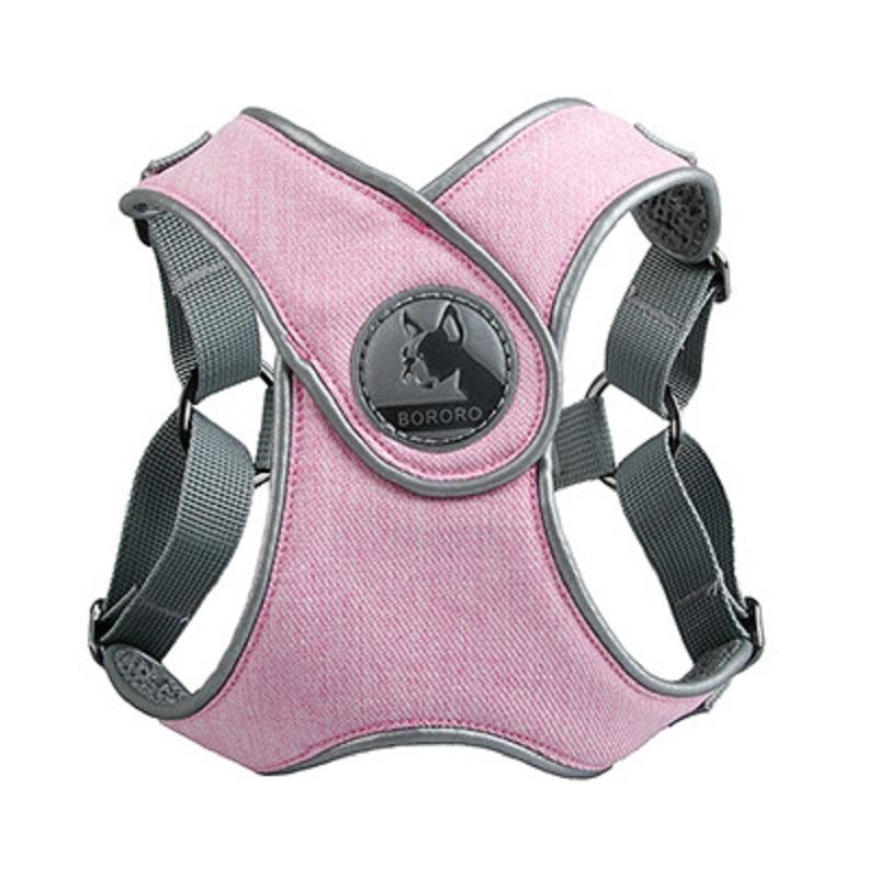 Classic Reflective Dog Harness Vest Soft Mesh Pet Harnesses Breathable Step-in Pet Strap For Small Medium Large Dogs Pitbull