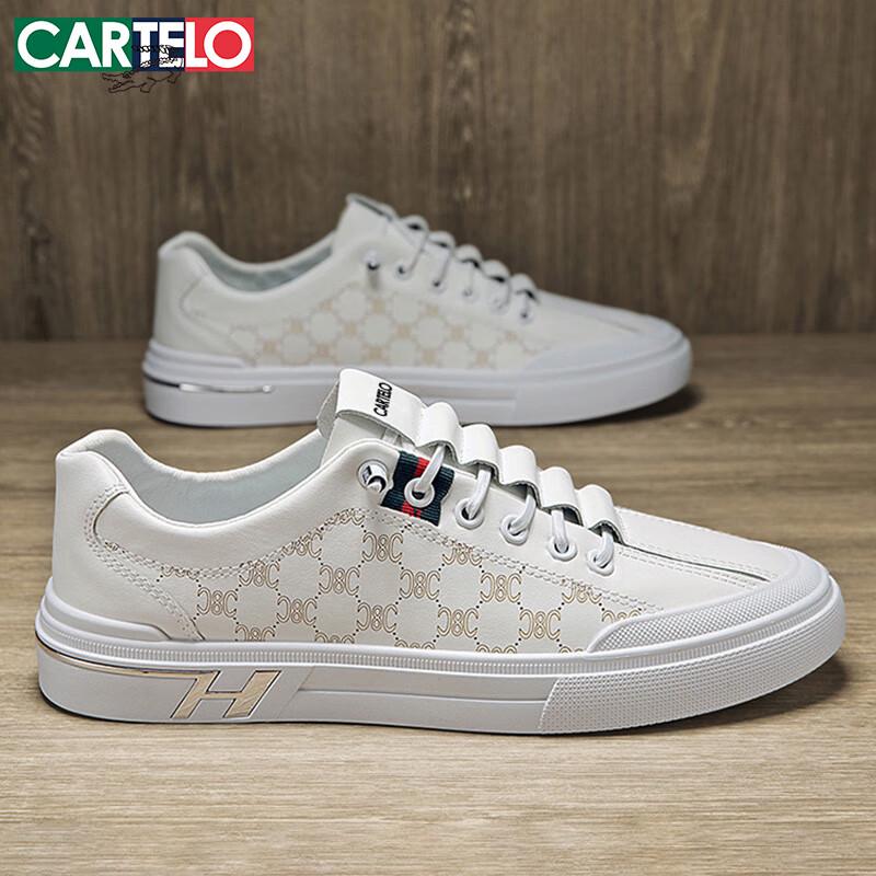 CARTELO Klassische Herren-Freizeitsneakers mit niedrigem Schaft