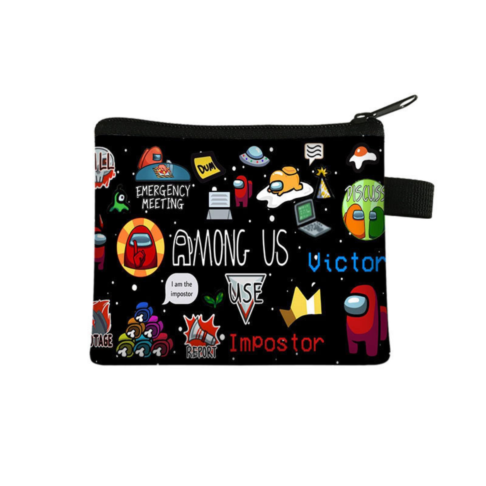 Children s Wallet: Space Werewolf Game Merchandise - Portable Card Holder And Coin/Key Pouch One Size чёрный