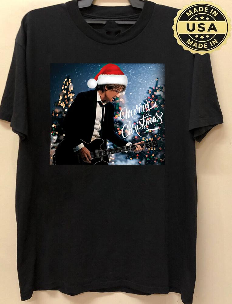 Hot Keith Urban Christmas Poster Black Shirt Unisex S-5XL CR920 Unisex T-Shirt