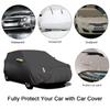 Outdoor Car Cover with Reflective Strips - For UAZ Patriot, Snowproof Dustproof Waterproof Sunproof Shield