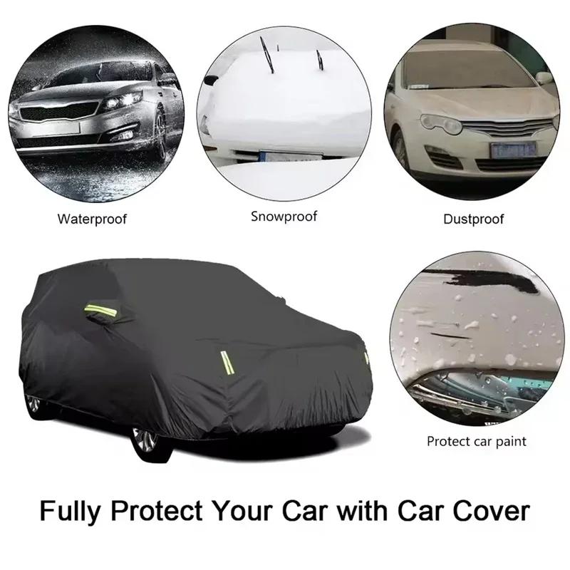 Outdoor Car Cover with Reflective Strips - For UAZ Patriot, Snowproof Dustproof Waterproof Sunproof Shield