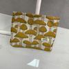 Mushroom Jacquard Portable Travel Cosmetic Storage Bag