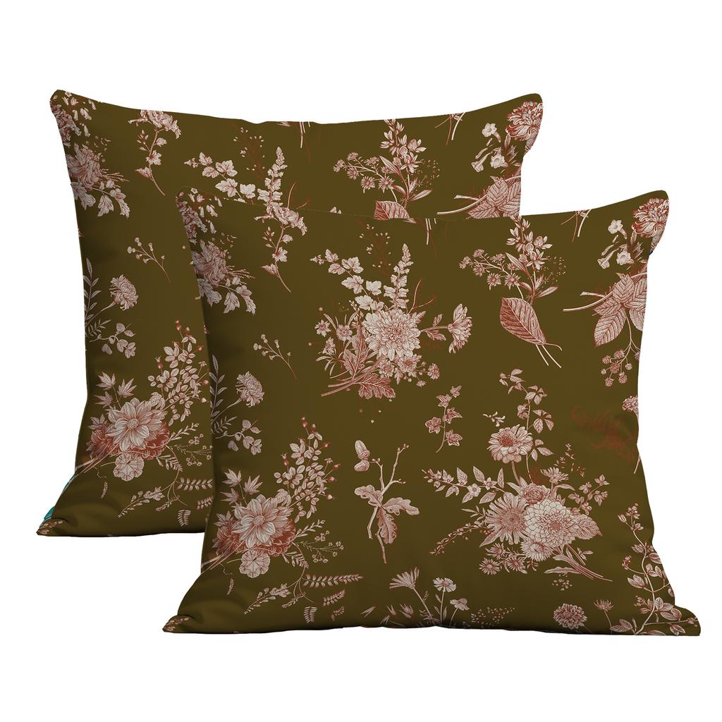 New Creative European Retro Floral Pillowcase Double-sided Printed Home Cushion Pillowcase Multiple Styles Available