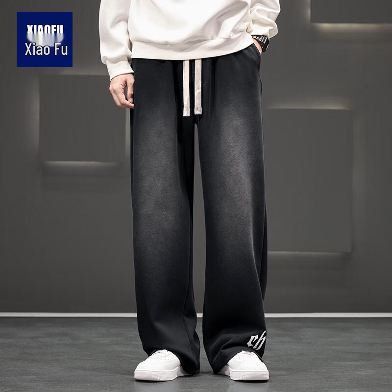 

Men s Gradient Loose Straight Casual Sweatpants M
