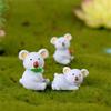 Home Decoration Accessories Lovely Koala Bear Mini Animal Model Figurine Different Posture Room Micro Landscape Resin Crafts