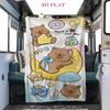 Capybara Companions Blanket Suitable for All Seasons Soft and Comfortable Digital Printing Sheet Nap Blanket