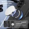 KEYSION Kevlar Carbon Fiber Texture Case for MagSafe for Samsung Galaxy Z Fold 7 6 5 4 3 360° Rotating Magnetic Ring Stand Phone Cover
