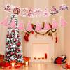 New Christmas Decorations, Flags, Banners, Pull Flowers, Christmas Party Supplies, Atmosphere Layout, Props, Decorations