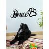 Handmade Custom Dog Name Tag 4 Size Options Pet Memorial Gift Dog House Kennel Sign Easy Install