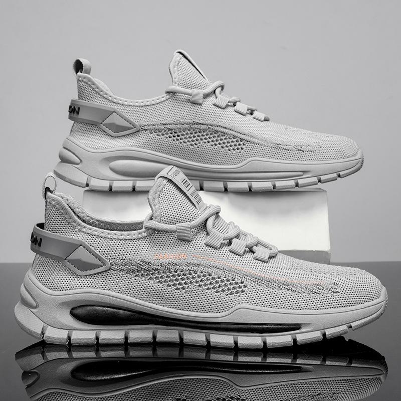 Men's Shoes New Summer Breathable Mesh Shoes Fly-woven Mesh Casual Versatile Youth Running Sports Trendy Shoes