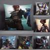 Arcanes Season 2 Viktor Pillow Case Square Pillowcase Double-Sided Printing Short Plush Sofa Cushion Cover Bedroom