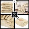Koc dwustronny 200x220 cm pled 2w1 pluszowy 420g/m² narzuta na łóżko beżowy MORE&DECO