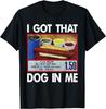 Vintage Ich Habe Diesen Hund In Mir, Lustige Hot Dogs Kombi Herren Damen T-Shirt