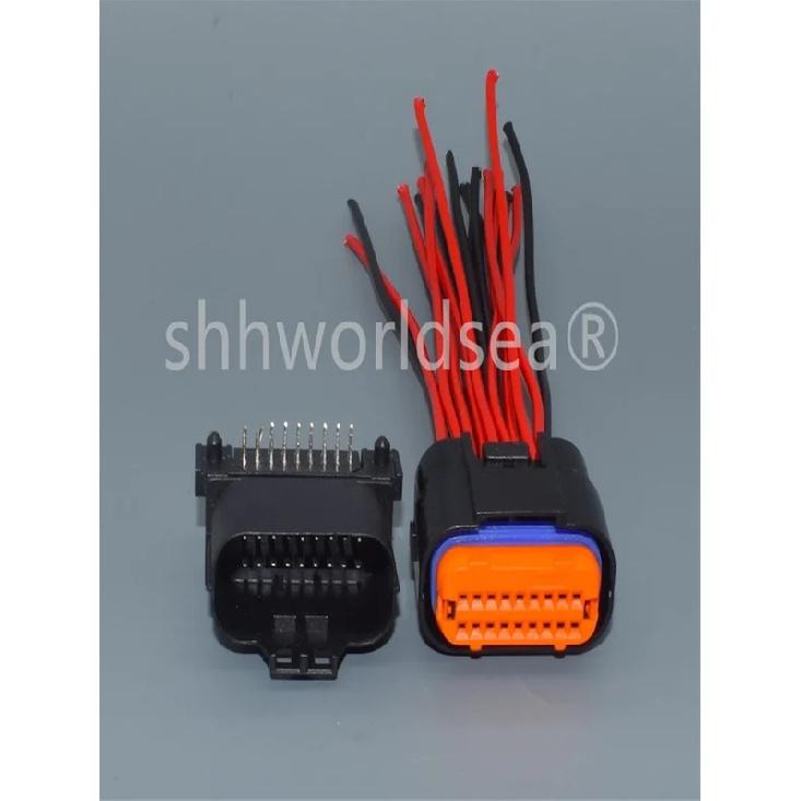 1Set MX23A18NF1 MX23A18SF1 18 Pin/Way ECU Standard Pinheader Male Female Plug Housing Automotive Connector