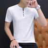 Herren Slim-Fit Baumwoll V-Ausschnitt T-Shirt - Kurzärmelig, Sommertrend 2026, Casual Top im Koreanischen Stil