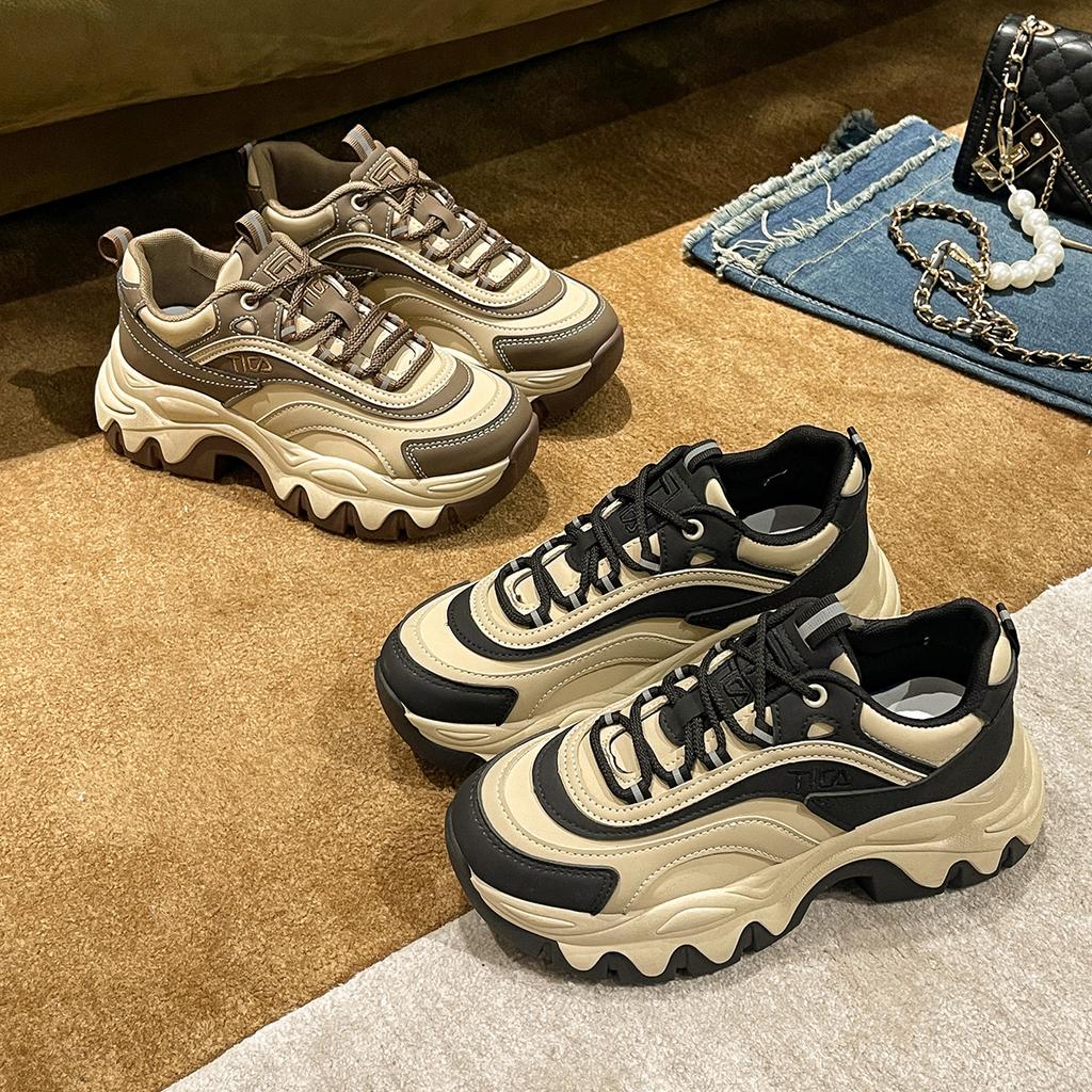 Sportovní obuv Dámská Jarní a letní Nová platformová podrážka Dámská Silná podrážka Studentská Běžecká obuv Ležérní obuv