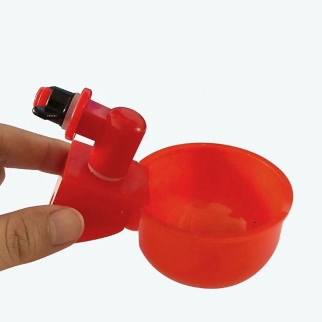 6/12pcs Chicken Water Dispenser Hanging Automatic Poultry Drinking Water Bowl Plastic for Farm Animal Feeding Supplies