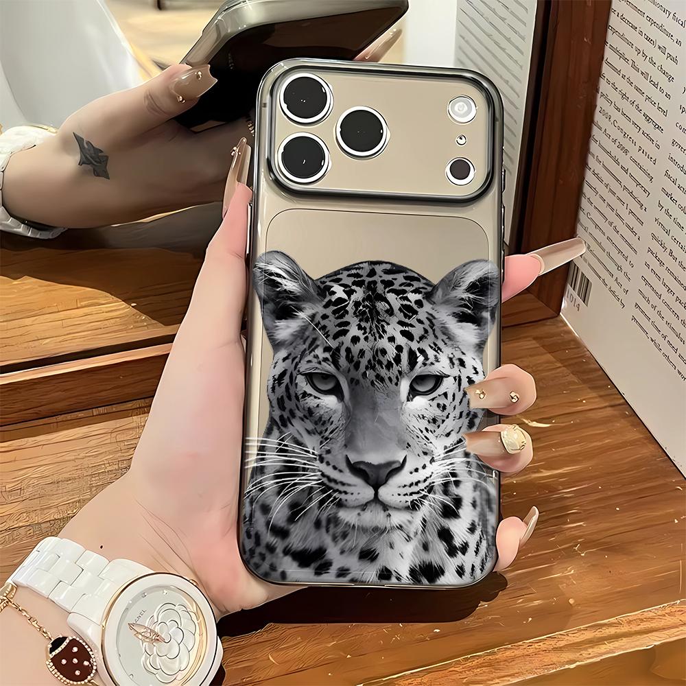For Iphone 14 Pro Max Case Cool Realistic Leopard Silicone Cover For Iphone 15 17 13 Air 12 14 Plus 11 Soft Cover Funda