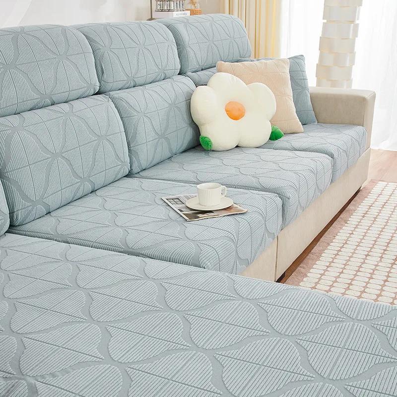 Sofa Cover All Seasons All-Inclusive Universal Plush Cover Cloth Towel Thickened Stretch Leather Sofa Hat  New Style