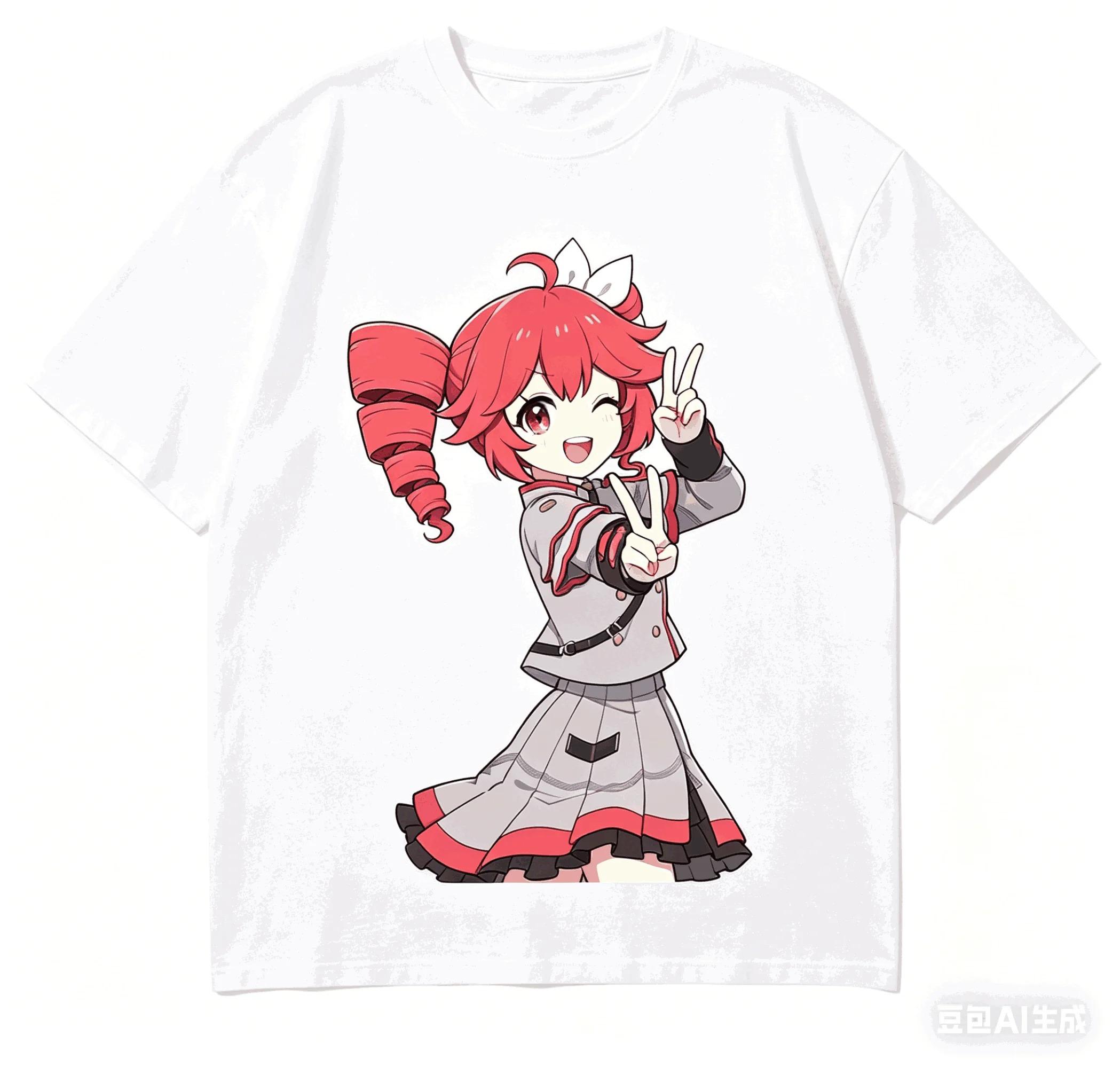 

Stylish Cute Casual Black Kasane Teto Synthesizer V Virtual Singer Anime Print Cotton Short-Sleeve T-Shirt XXXL