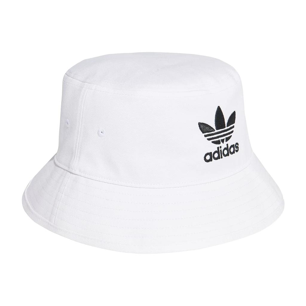 Adidas Men's and Women's Bucket Hat, FQ4641 (HD9720), Unisex, Sports, Streetwear, Size OSFL (60-63cm), White (FQ4641) [Parallel Import]