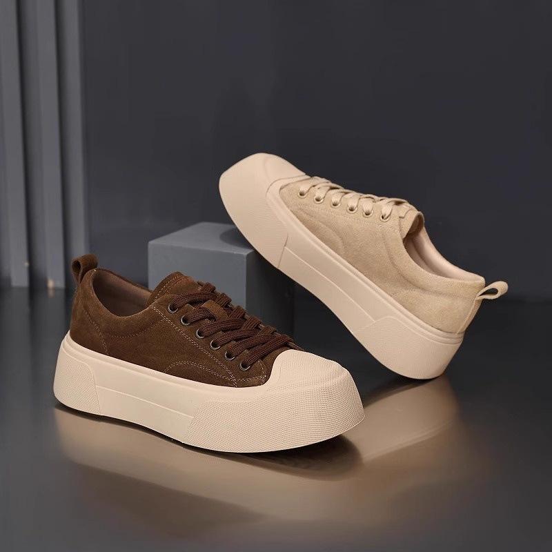 New Retro Versatile Niche Height-increasing Thick-soled Casual Sports Shoes for Women