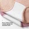 Plus Size Women's Spring and Summer Cotton Loose and Long Crotch High Waist Briefs