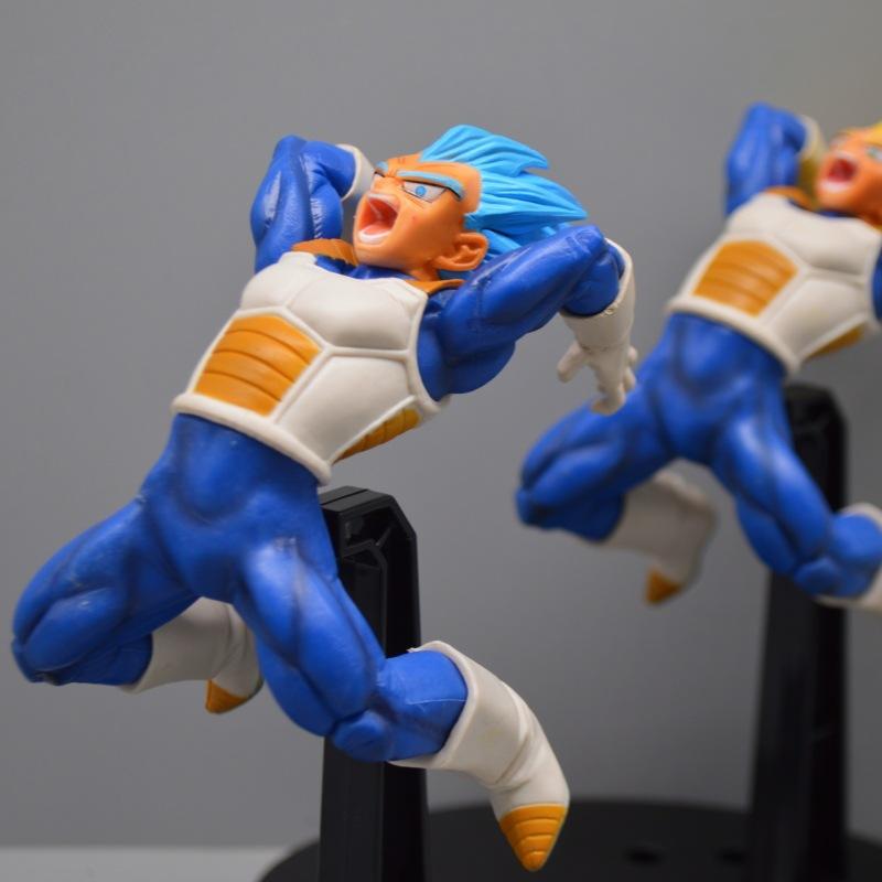 17cm Anime Dragon Ball Figures Vegeta Combat Version Action Figures PVC Model Toys Statue Doll Collection Ornament Children Gift