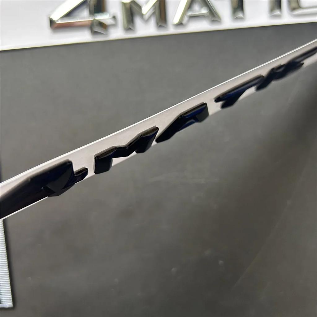 acurcv1 GLB W211 For Mercedes Benz A B C E G S ML SL CL GLA CLA Class AMG 4MATIC 4 MATIC Trunk Chrome Matte Black Letters Emblem Badge s