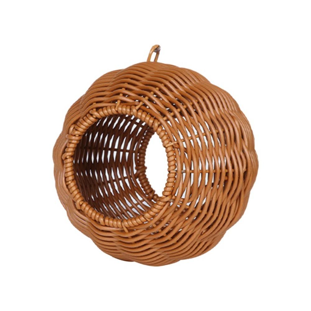 Bequemes gewebtes Vogelnest Atmungsaktives hängendes Hängemattenbett Vogelzucht Haus Vogelkäfig