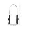 Stainless Steel Tongue Mouth Cleaner Scraper Stainless Steel For Bad Breath Cleaning Coated Tongue Oral Dental Hygiene Care Tool