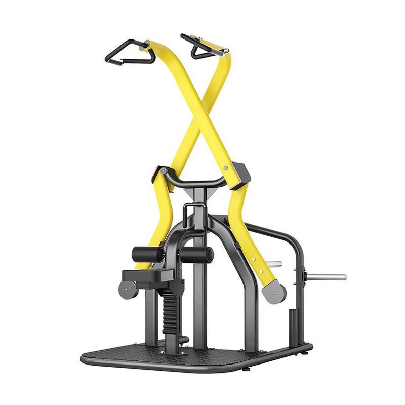 Battle Tiger Dual-Track Cross Lat Pulldown Machine