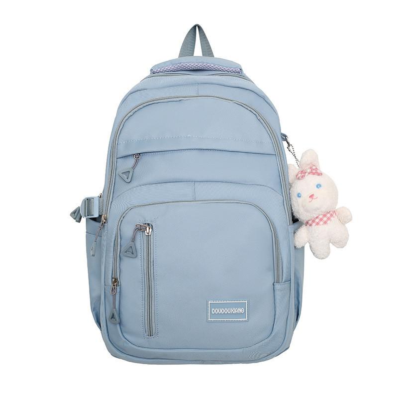 Large Capacity Lightweight Nylon Backpack For Girls High School College Students Ins School Bag