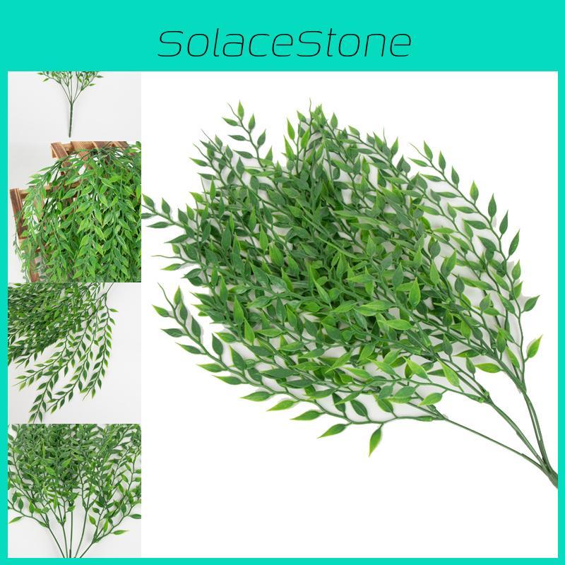 52 Cm Artificial Weeping Willow Hanging Green Ivy Vines For Elegant Home Decor